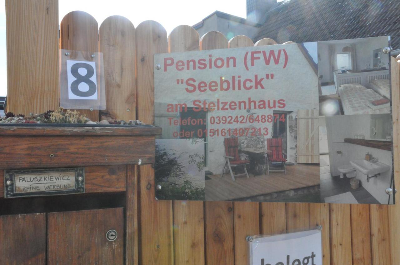 Pension "Seeblick" Am Stelzenhaus Dornburg  Eksteriør billede